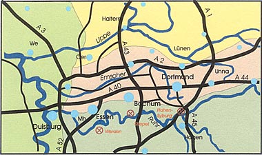 Ruhrgebiet_Autobahnen